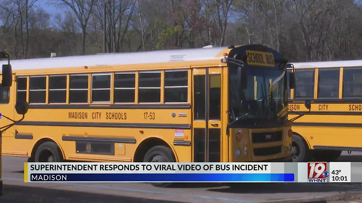 Superintendent Responds to Viral Video of Bus Incident