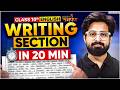 Cbse Class 10 English Writing Section in 20 Minutes | One Shot With Tricks | Board Exam 2025-26