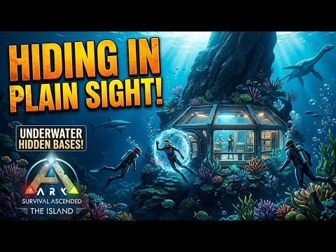 ​The BEST Hidden Underwater Base Locations in ASA (The Island)