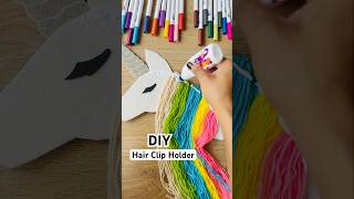 DIY Hair Clip Holder😱 #crafteraditi #handmade #diy #craftactivity #useful #quickcraft @CrafterAditi