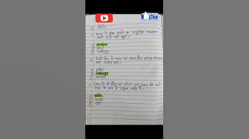 Jac Board Class 10 Geography chapter 5 important Objective Questions 2024 @sushmitasv4676 #shorts