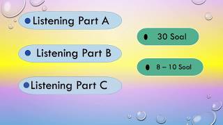 Listening TOEFLTips dan Trick menjawab soal Listening  Focus on Second Line  Practice with Answer