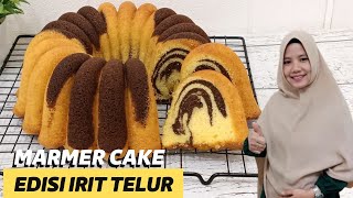 MARMER CAKE IRIT TELUR ||EKONOMIS CUMA 5 TELUR