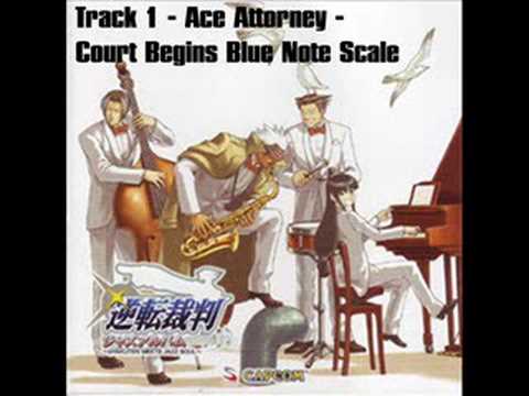 Turnabout Jazz Soul - Track 1 - Ace Attorney - Court Begins Blue Note Scale