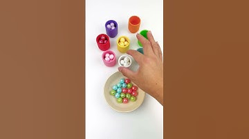 Color Sorting ASMR #asmr #marblerun