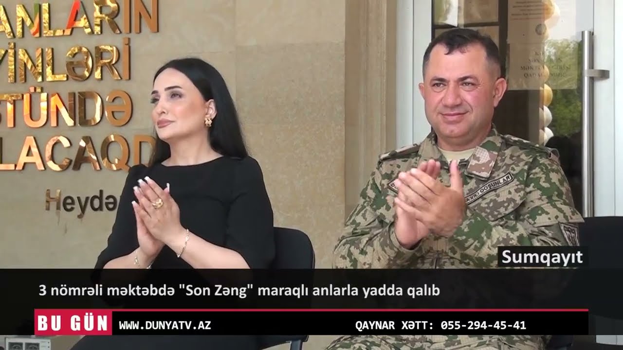 3 nömrəli məktəbdə Son Zəng maraqlı anlarla yadda qalıb