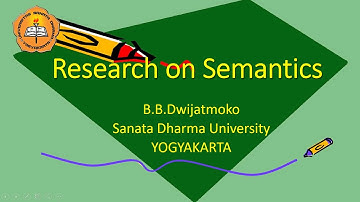 Research on Semantics