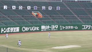 2017/04/15王子硬式野球部試合前シートノック