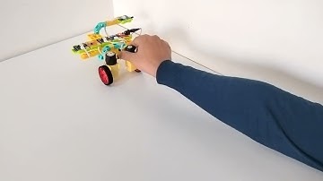 Right Wall Following Robot using WitBricks and WitBlox.