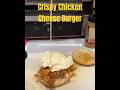 Have you Ever tried this Crispy Chicken Cheese Burger| #shorts  #youtubeshorts #ytshorts #burger