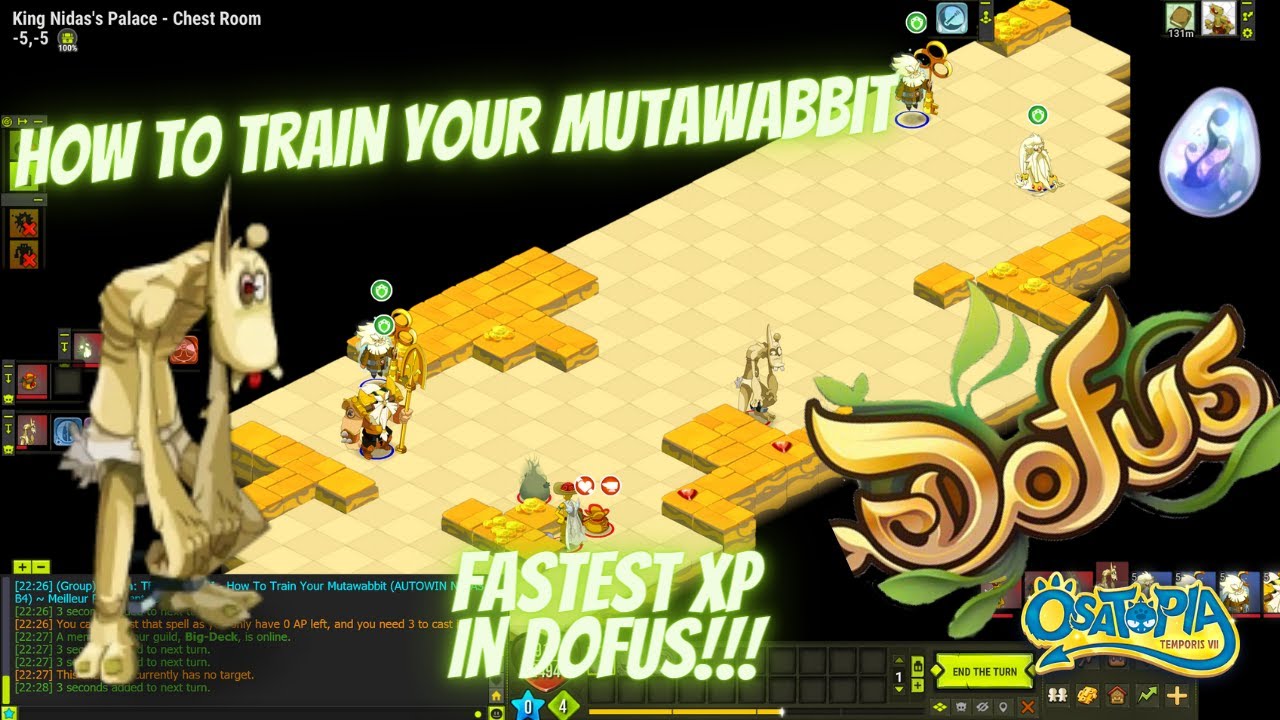 TEMPORIS VII - How To Train Your Mutawabbit (AUTOWIN NIDAS B4) ~ Meilleur Placement [DOFUS]