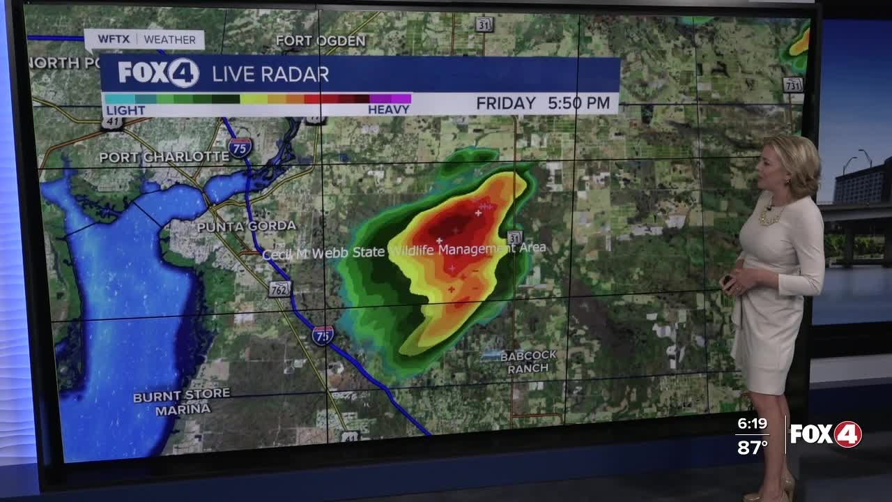 Staying hot with higher rain chances this weekend - YouTube