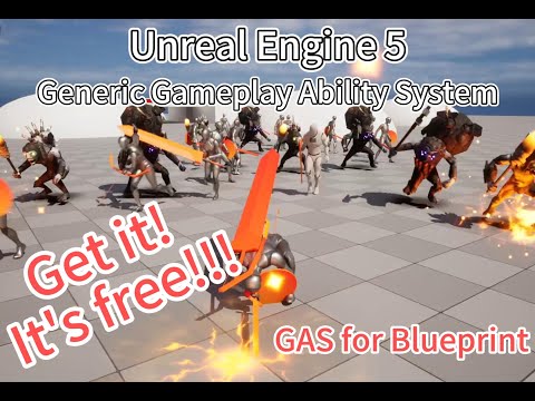 UE5-Generic Gameplay Ability System（GAS）[Free Plugin] Friendly for blueprint users. No C++ required.