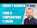 Temperatura y calor - Tema 8 - Física y Química 2 ESO