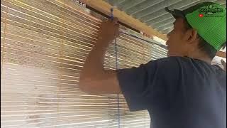 How to install bamboo blinds that are easy