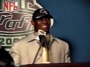 In 2001, the TV show was invited by the National Football League to cover the draft that year. This is the interview #3 overall pick LaDanian Tomlison, of the San Diego Chargers and his interview with the sports media. www.TimeOutTVshow.com