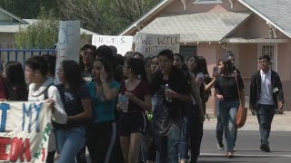 Hundreds gather to protest DACA decision