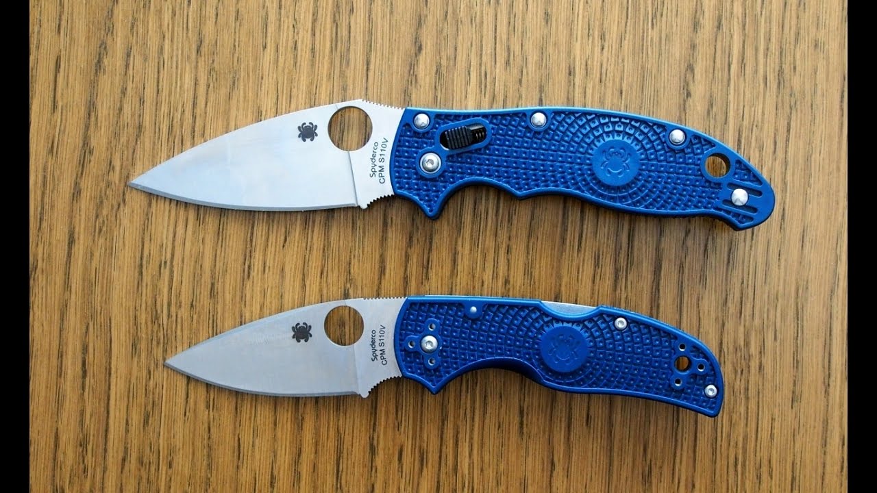 Spyderco knives in S110V Native 5 & Manix 2 YouTube