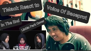 TMack React to Voice Of Baceprot - InTheEnd(Linkin Park Cover)