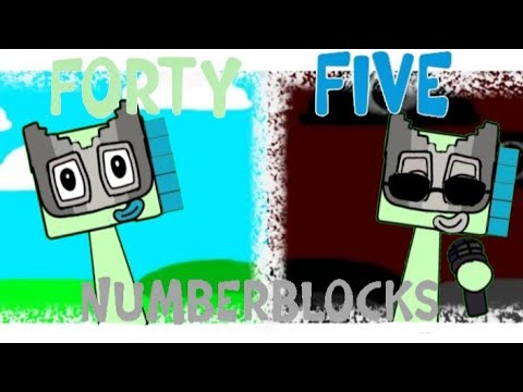 My Sprunki OC Forty Five (From Numberblocks)