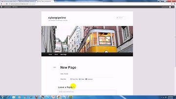 WordPress Part 2:  The Dashboard