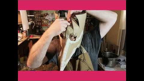 Paper Mache Clay Part 3: Making An Armature For A Mask