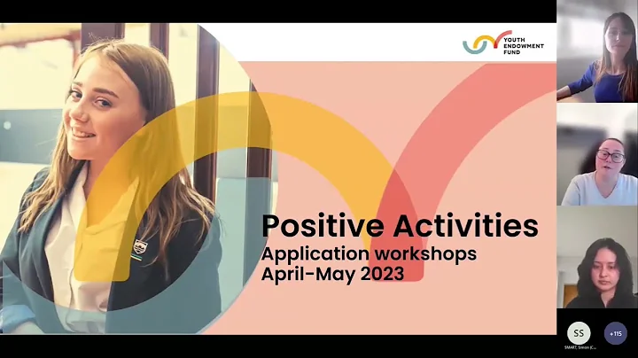 Youth Endowment Fund | Positive Activities Application Workshop  | 02 May 2023