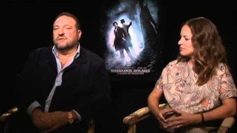 Sherlock Holmes Game of Shadows Press Interview ~ Silver & Downy 2