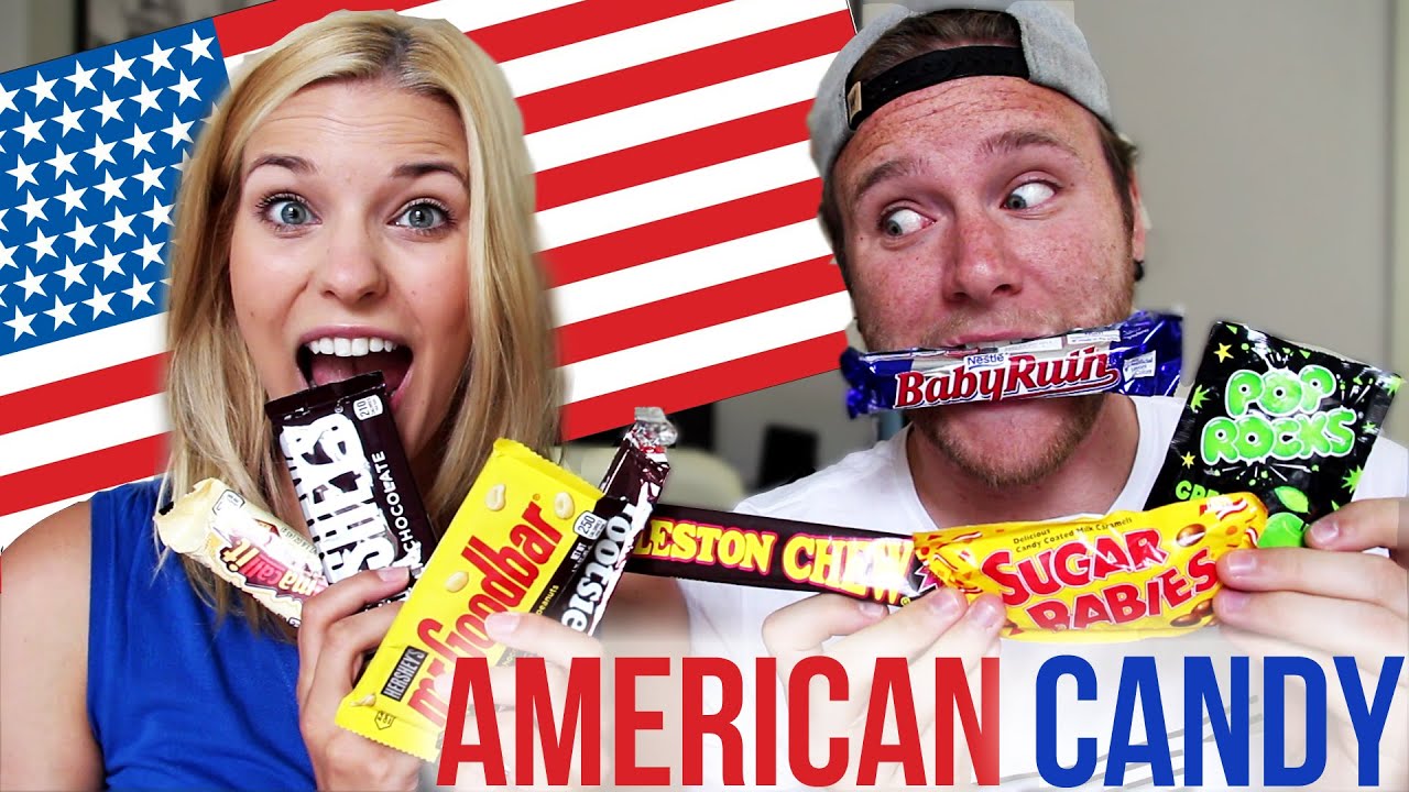 Trying AMERICAN candy
