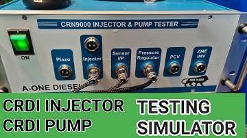 CRDi simulator ! A one diesel simulator ! All crdi pump injector testing simulator