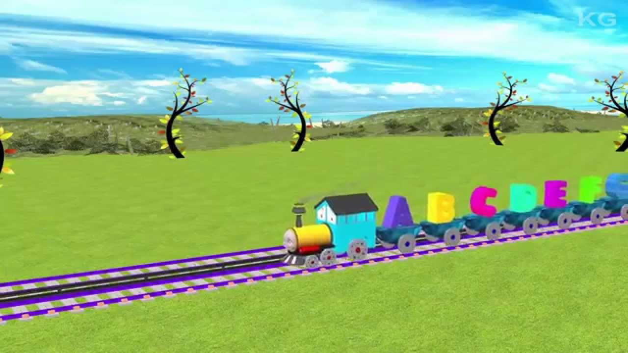 Alphabet Train Song by Rhymes Zone | Alphabet Train Songs for Children ...