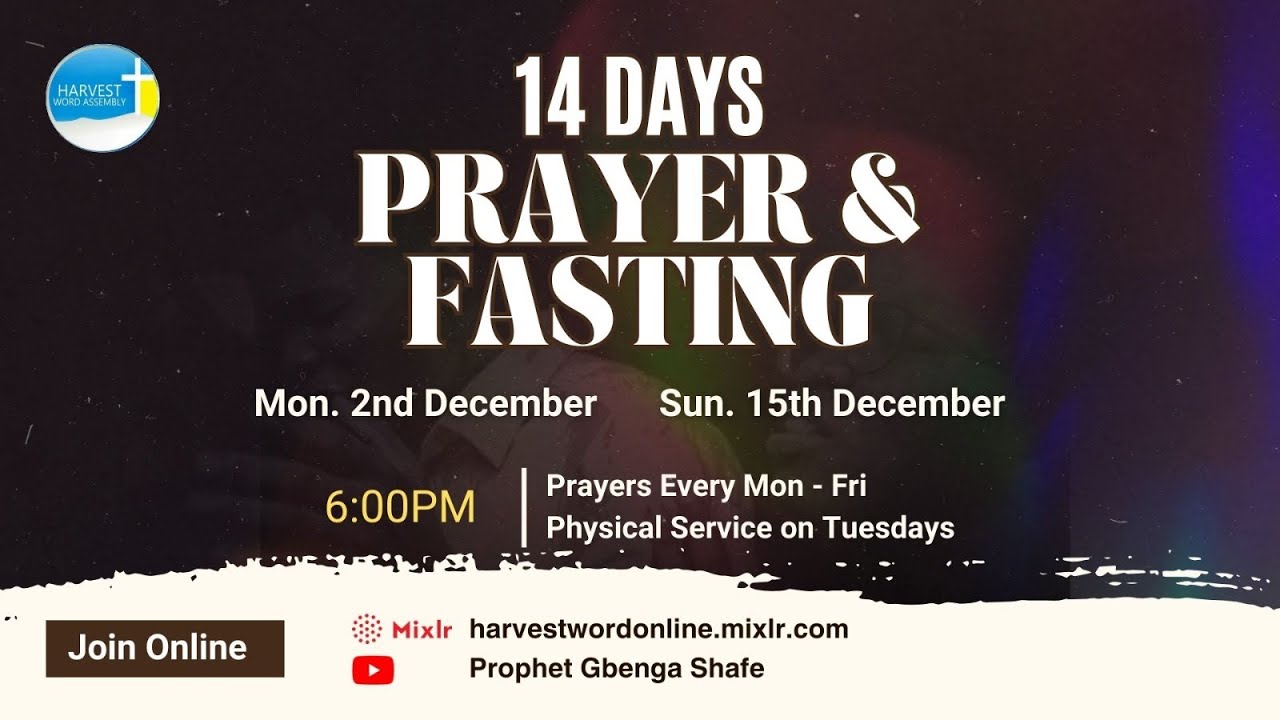 14 Days Prayer and Fasting - Day 5- Pastor Temitope Adesina - YouTube