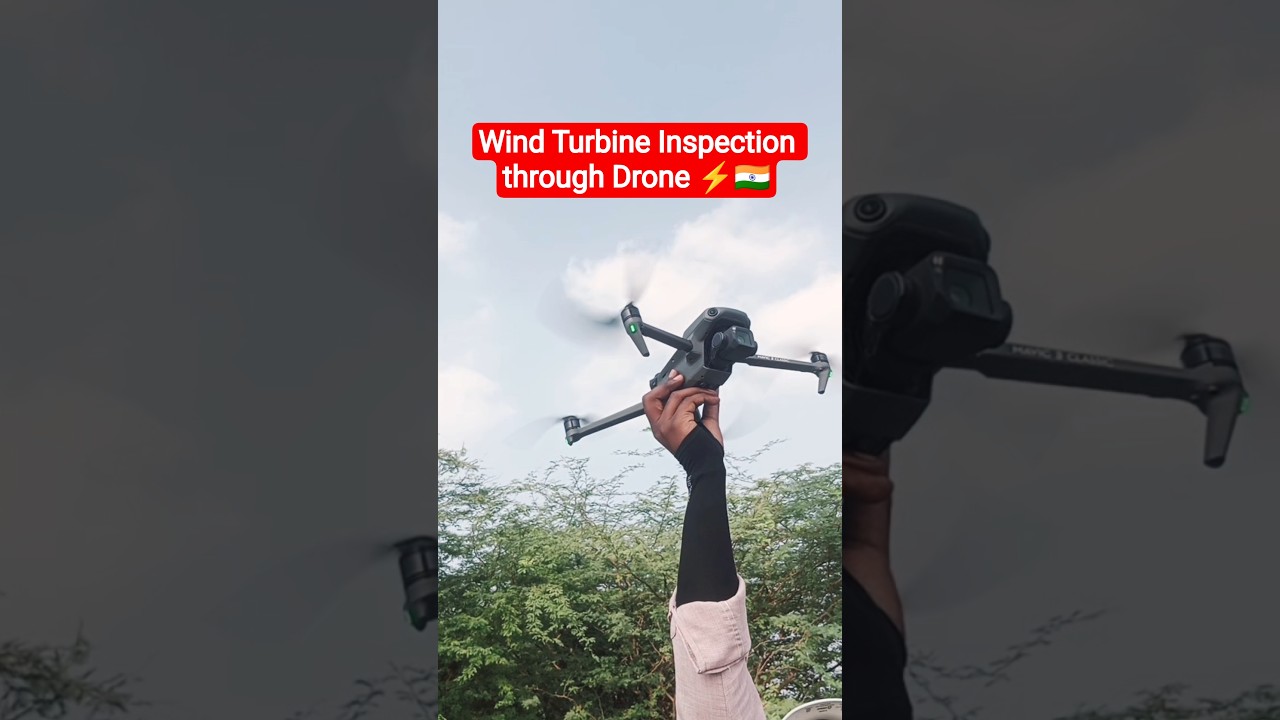 Wind Turbine Inspection through Drone ⚡🇮🇳 | UAV DEVELOPER | 