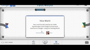 Google Input/Output Machine 2012 Shortest Solution - Un-Gravity Ball