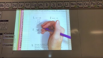Lesson 2.6 Video - Subtracting Whole Numbers & Decimals