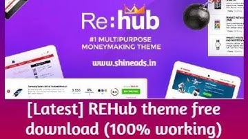 Rehub Theme free download | complete installation guide [ 100% working ]