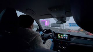Pov Asmr Sunset Drive With Gloves Autobahn To The Mall Calming Road Sounds For Deep Sleep