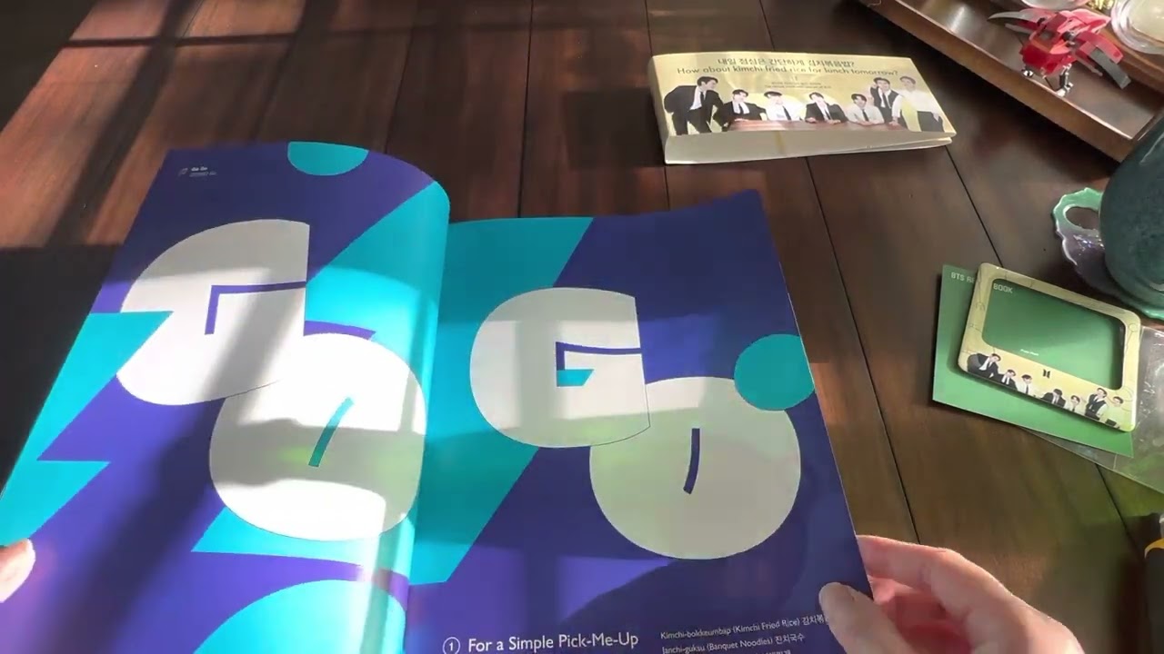 BTS Recipe Book 1 Unboxing