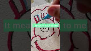 #shorts drawing sponge bob in glitch effect with posca markers!!!!!!
