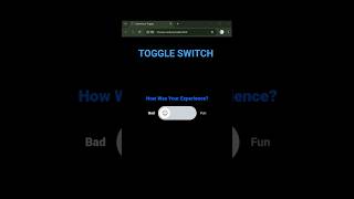 Modern Toggle Switch with Icons | Bootstrap 5 Fun vs Bad Toggle!