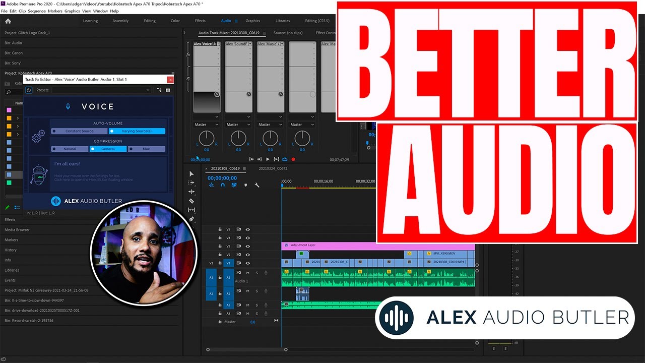 The Best Audio Plugin For your Youtube Videos with Alex "Audio" Butler