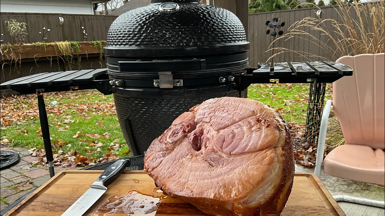 Smoking a Ham on the Kamado Grill YouTube