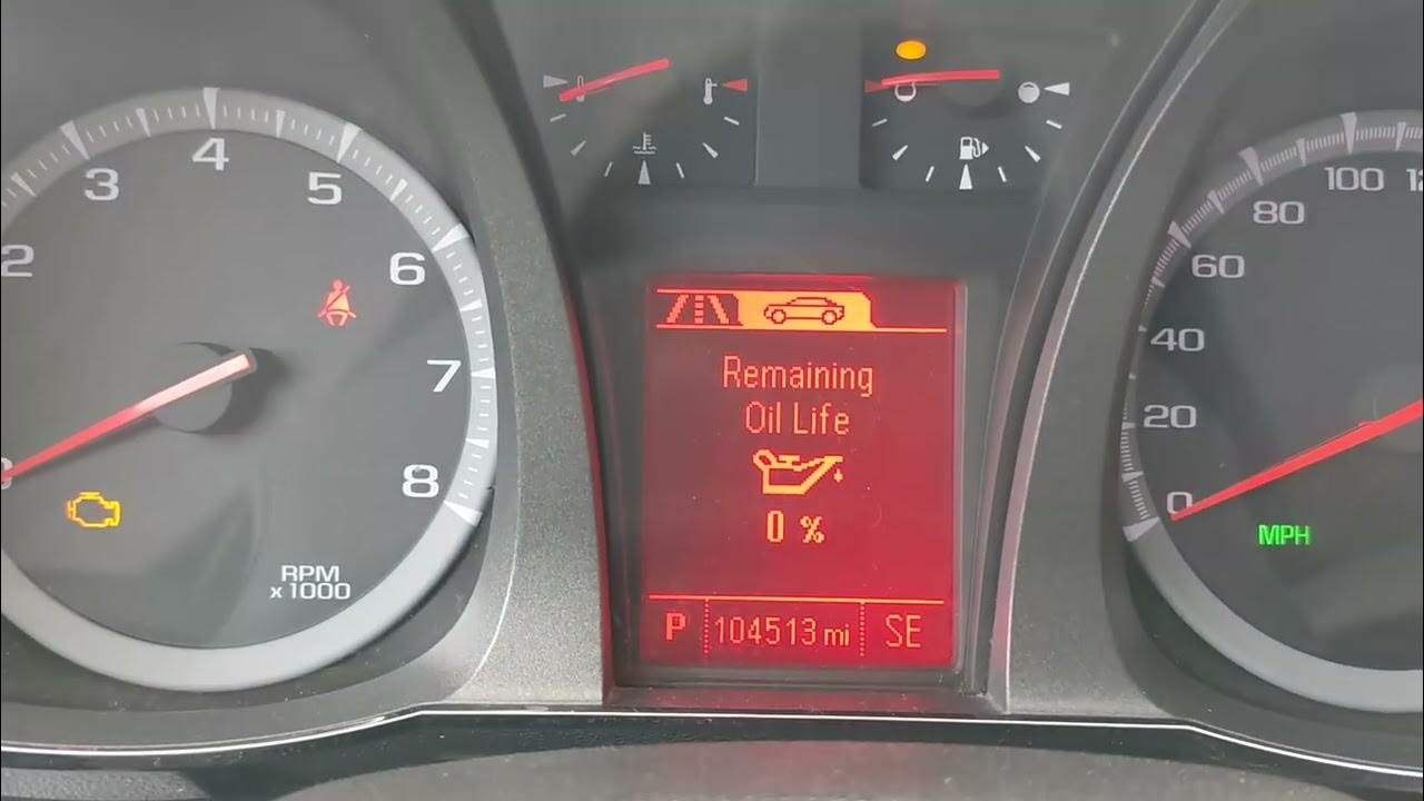 2017 GMC TERRAIN Oil Reset - YouTube