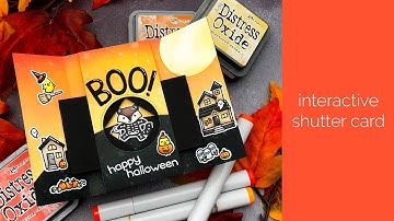 Interactive Shutter Card - Lawn Fawn