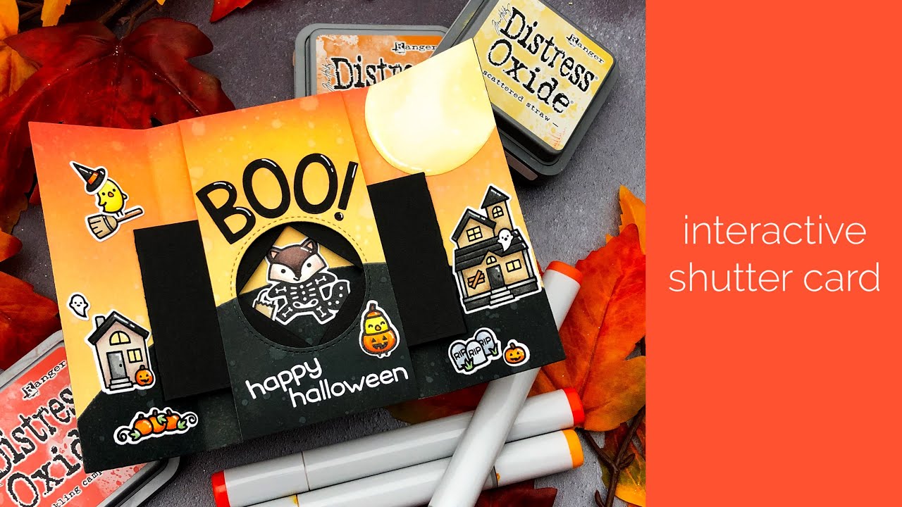 Interactive Shutter Card - Lawn Fawn