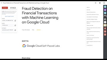 Fraud Detection on Financial Transactions with Machine Learning on Google Cloud#Learn_to_earn#GSP774