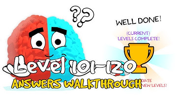 Brain Quiz 3D Level 101-120 Walkthrough