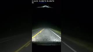 Dashcam at 23 42 Empty Highway Then Someone Is Standing There