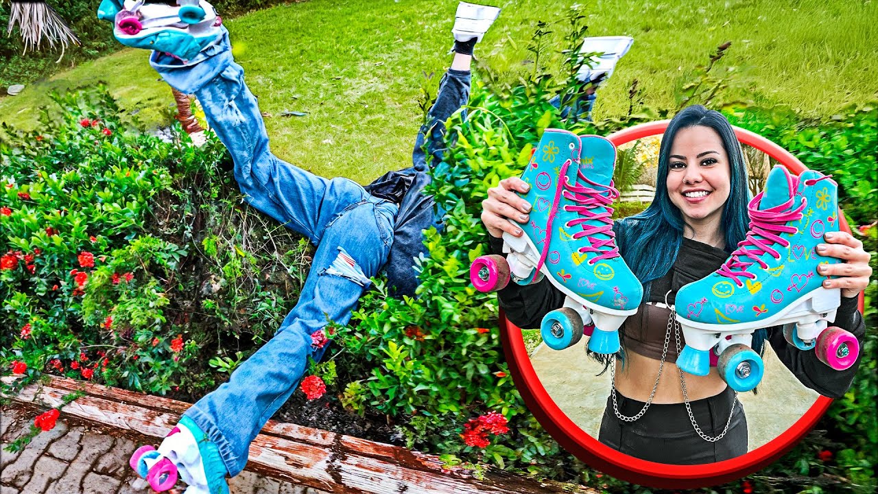 LEVEI MEU PATINS PARA MINHAS AMIGAS ANDAREM E...