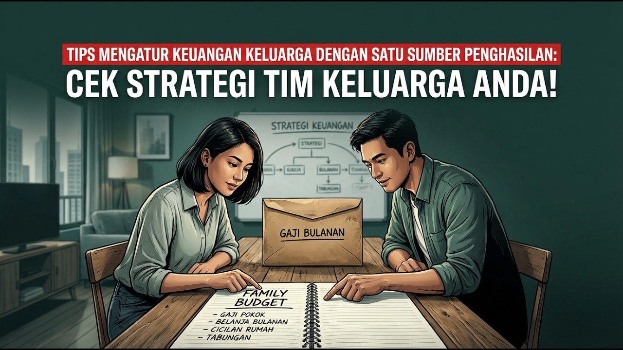 TIPS MENGATUR KEUANGAN KELUARGA DENGAN SATU SUMBER PENGHASILAN